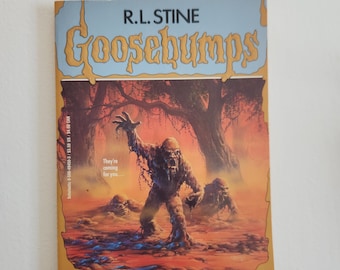 You Can't Scare Me! by R. L. Stine -- Vintage 1990s Goosebumps #15 Novel - Retro 90s Kids Book Spooky Halloween Scary Monster Creature Story