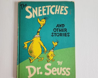 The Sneetches and Other Stories by Dr. Seuss --- Vintage 1960s Classic Whimsical Silly Children's Rhyming Story Book --- Retro Literature