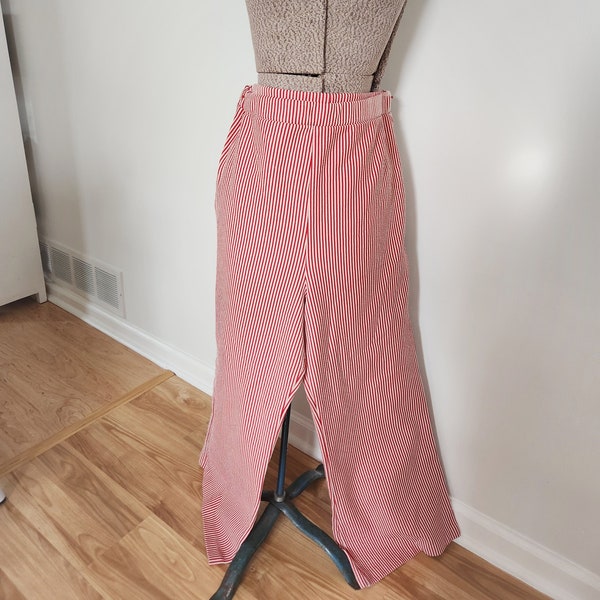 red white and blue striped pants