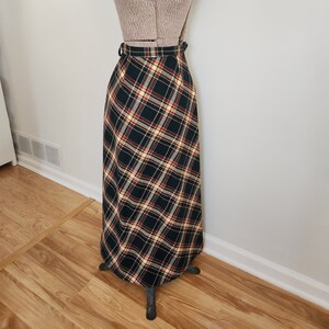 Long plaid skirt in spanish cheap