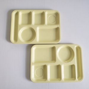 Lot 10 Lunch Food Trays 6 Divided Camping Cafeteria School Plates Carlisle
