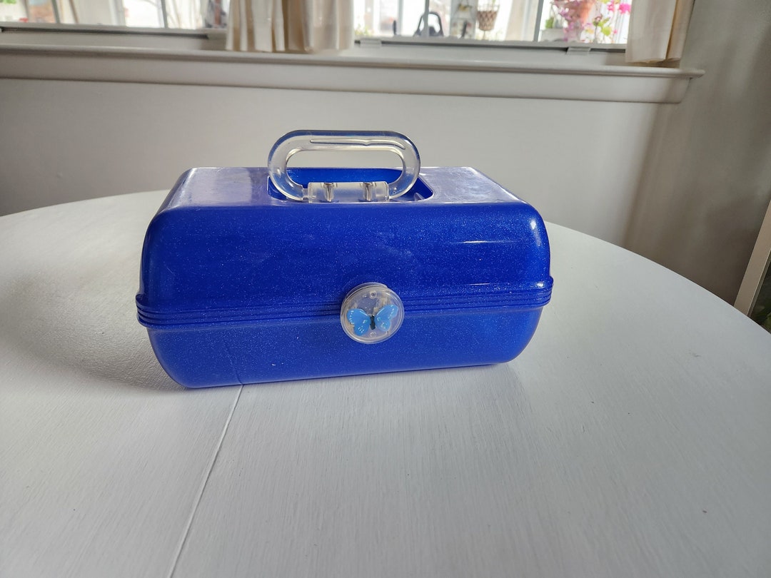 Vintage Butterfly Sparkles Caboodles Makeup Carrying Case No. Etsy