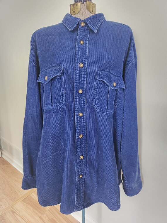 Vintage Old Navy Clothing Co. Classic Blue Cordur… - image 3