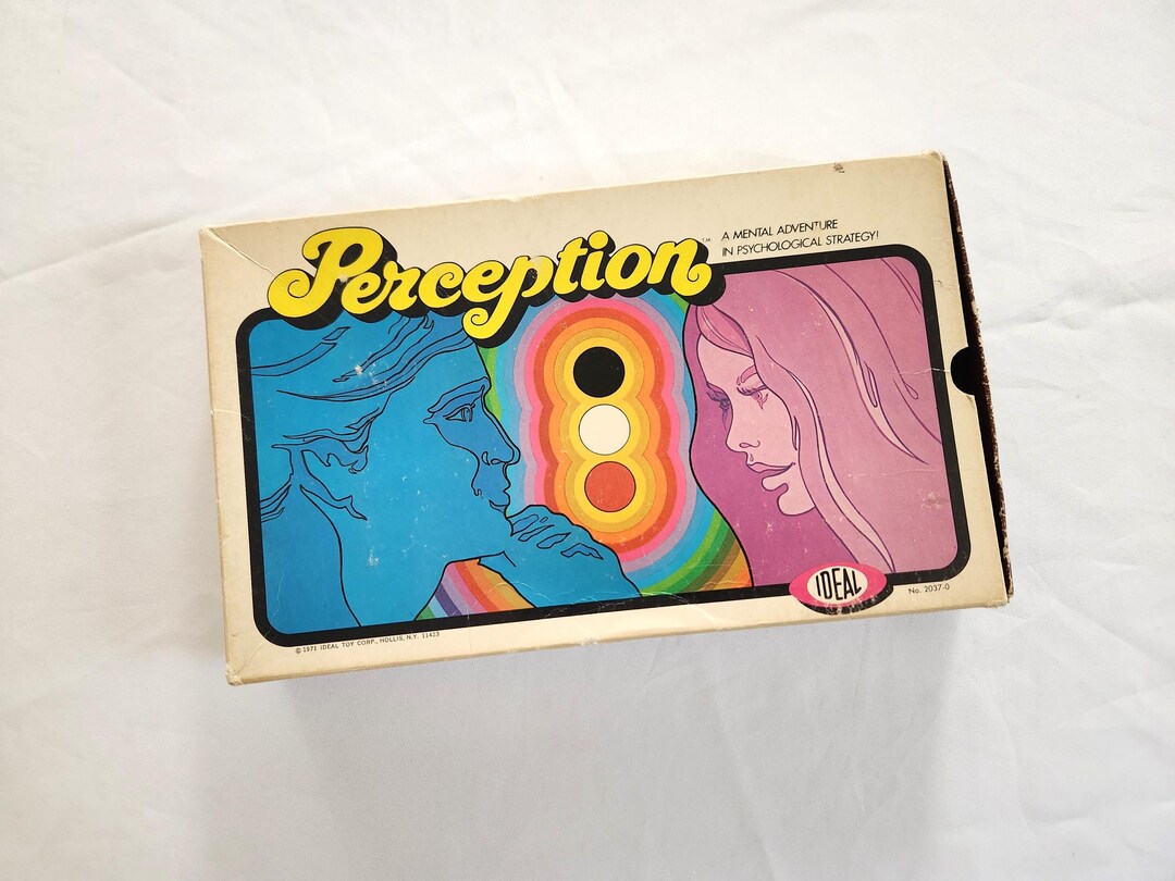 Perception Card Game Vintage Perception Board Game - A Mental Adventure in Psychological ...