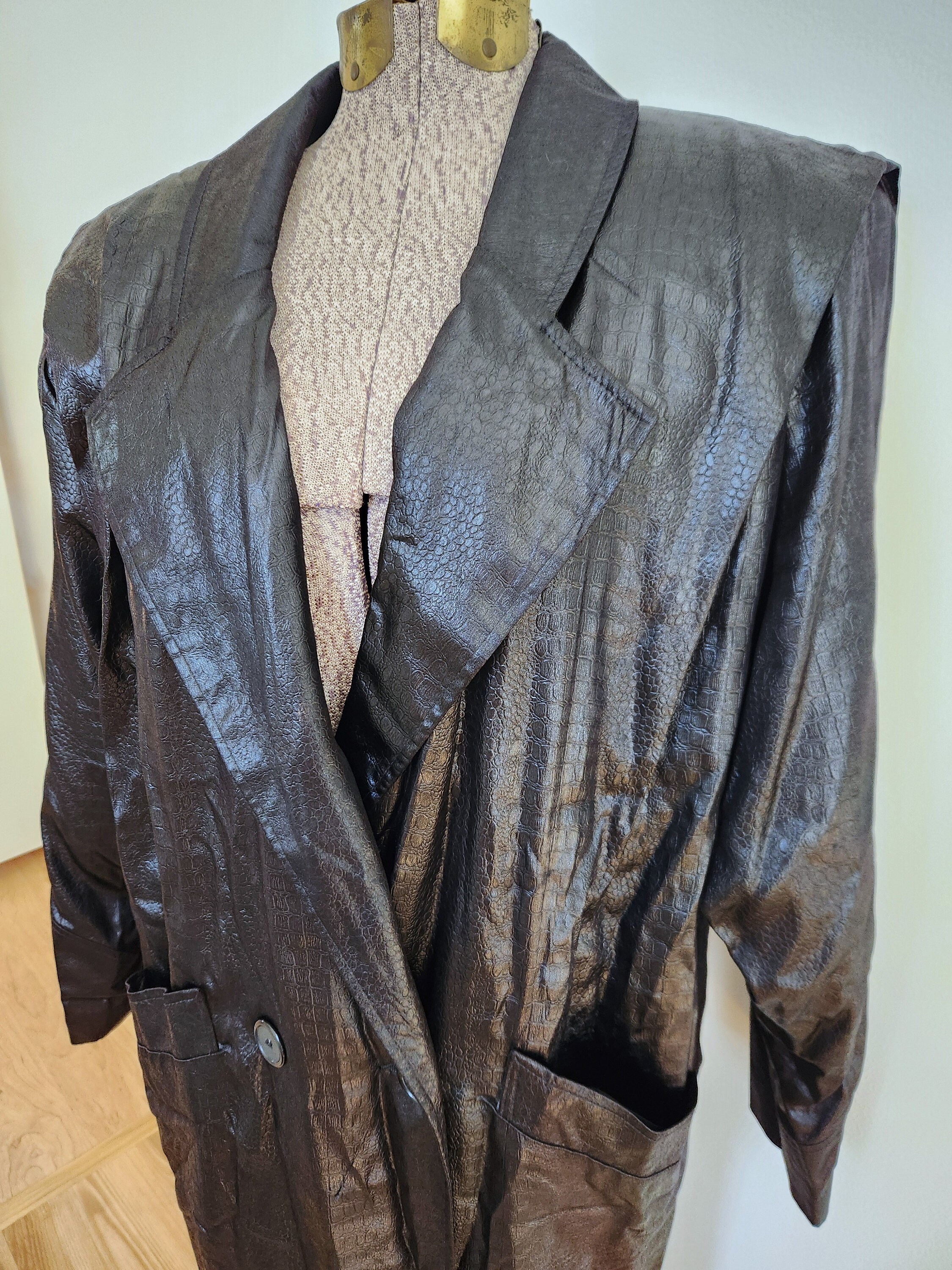 Vintage Maggie Lawrence Collection Faux Alligator Reptile