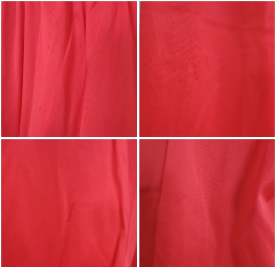 Vintage Vanity Fair Salmon Red Pajama Pants --- R… - image 9
