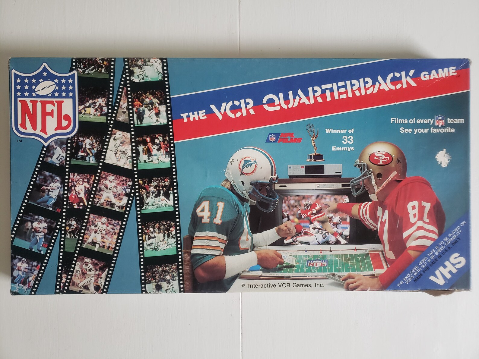 Vintage the VCR Quarterback Game Retro 1980's NFL Etsy
