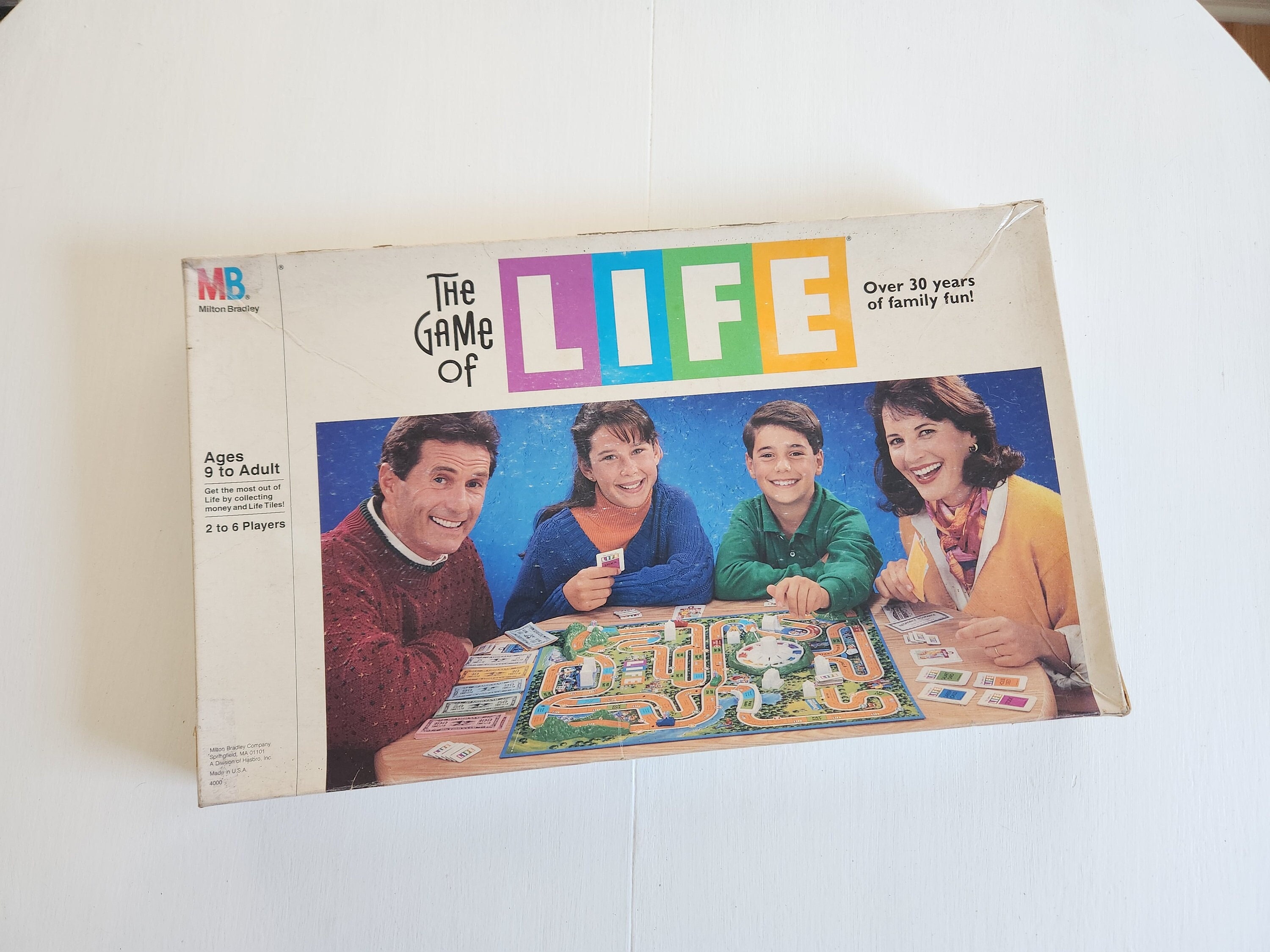 The Game Of Life 2002 Board And Instructions Only Hasbro