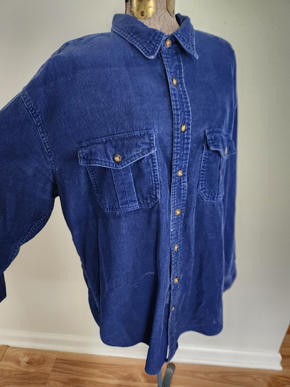 Vintage Old Navy Clothing Co. Classic Blue Cordur… - image 7