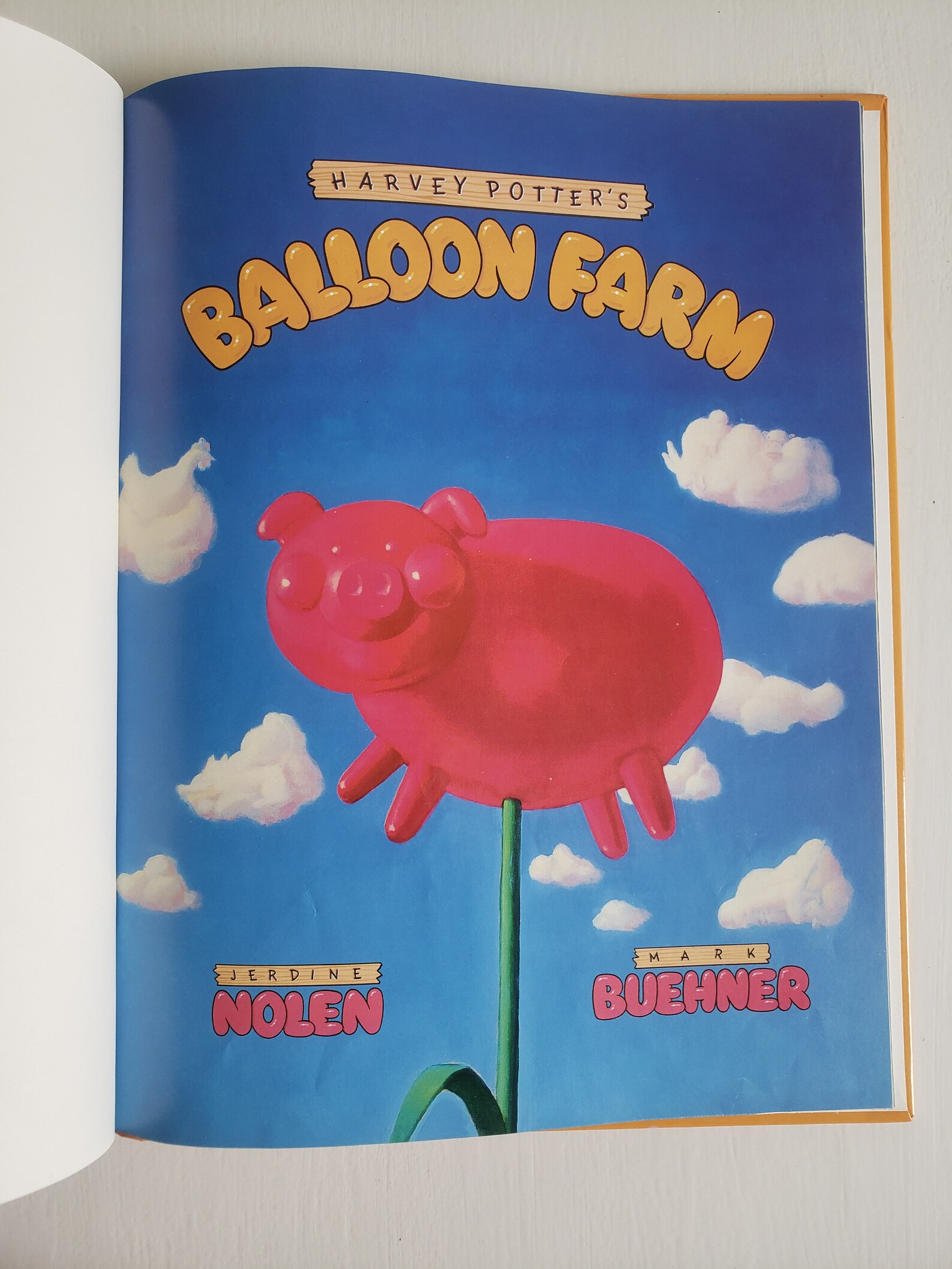 Harvey Potters Balloon Farm par Jerdine Molen Illustré par Etsy