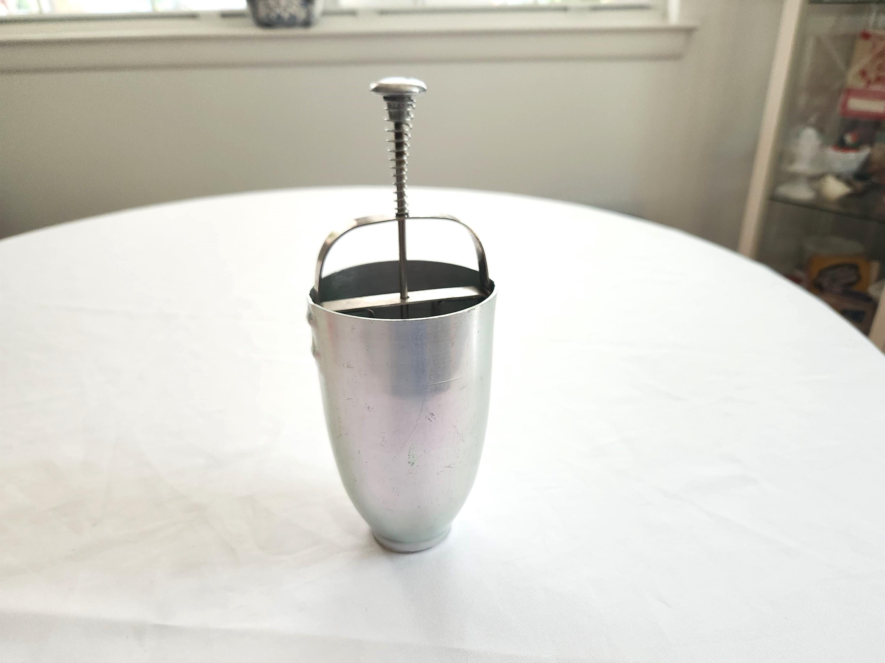 Vintage Aluminum Donut Maker -- Retro Pastry Chef Home Baker Kitchen Tool Baking Supplies -- Mid Century Doughnut Breakfast Treats