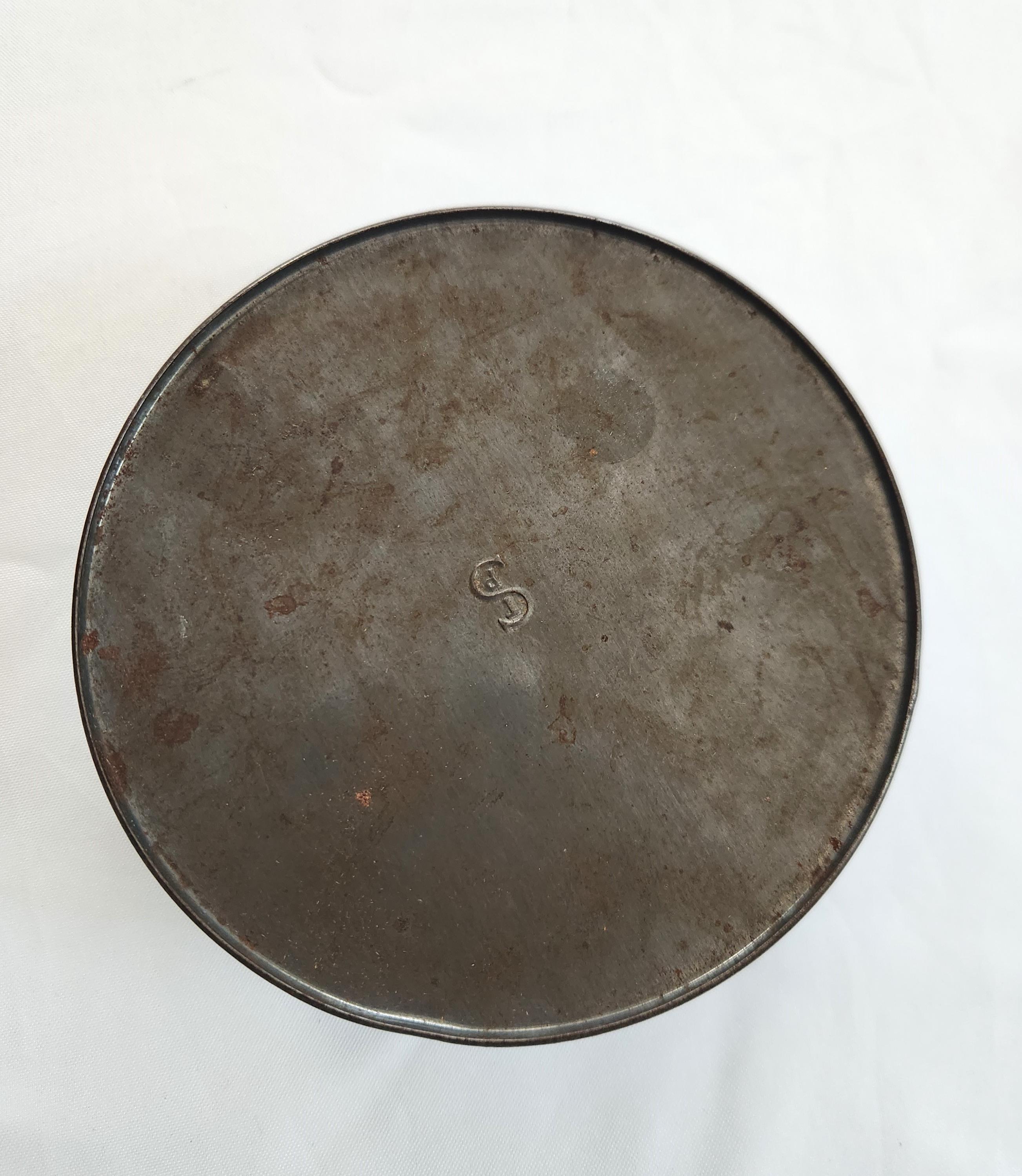 marimint/マリミント キャンディー缶/TIN缶 ヴィンテージ　青 Vintage Minter's Candies Round Blue Tin --- Retro Candy Shop