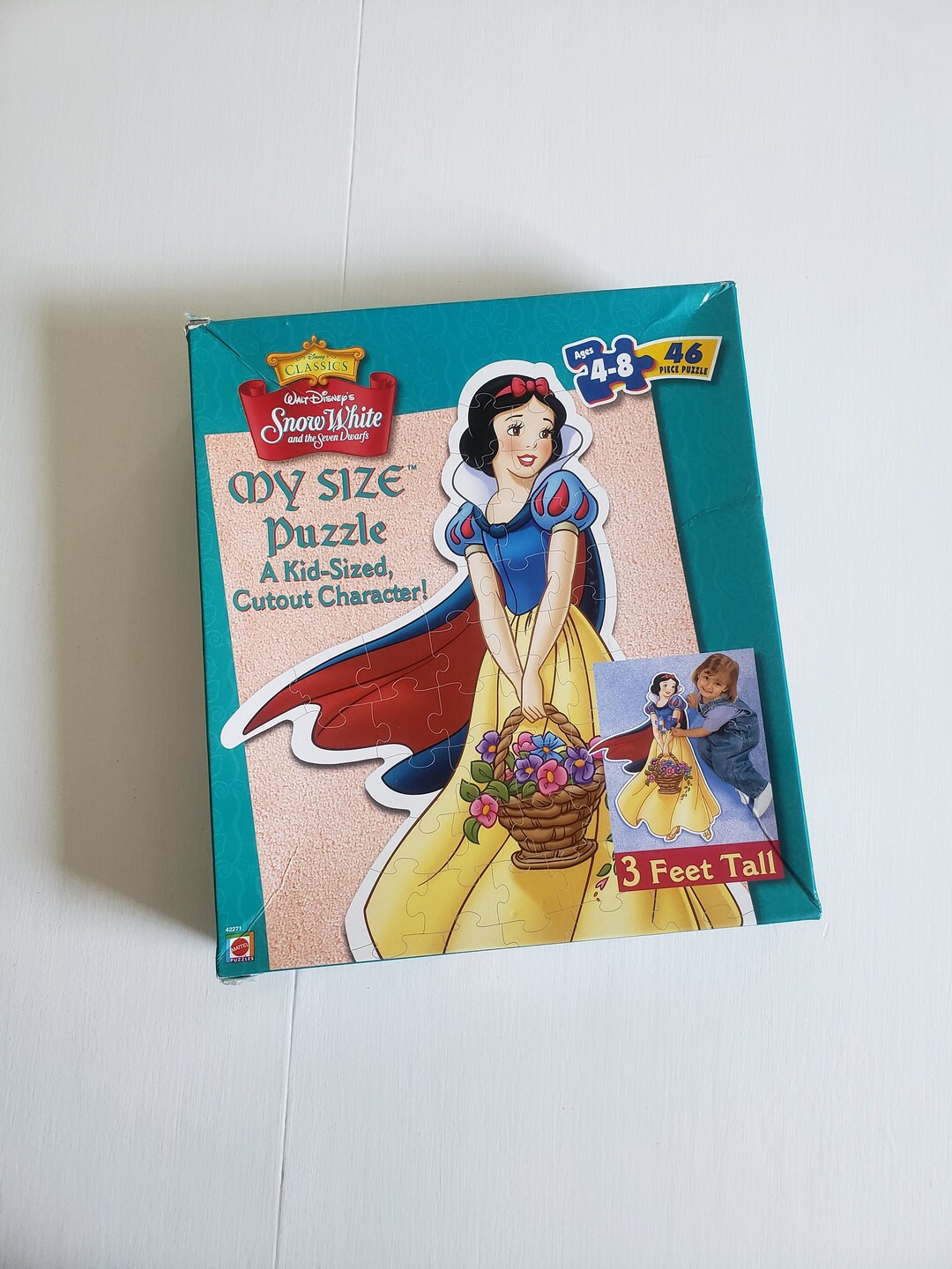 Vintage Walt Disney's Snow White and the Seven Dwarfs My Size Puzzle ...