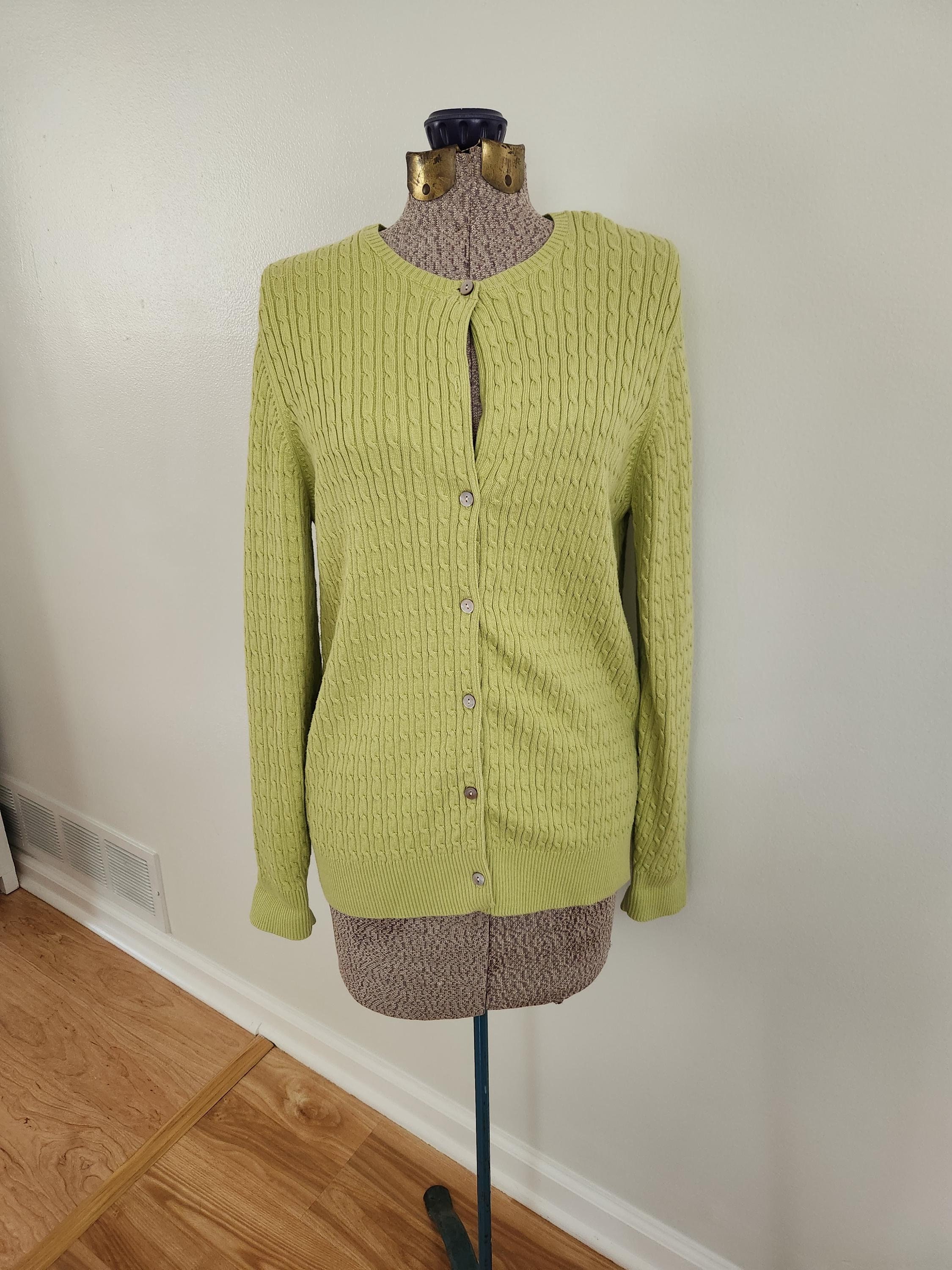 Lands End Cardigan - Etsy