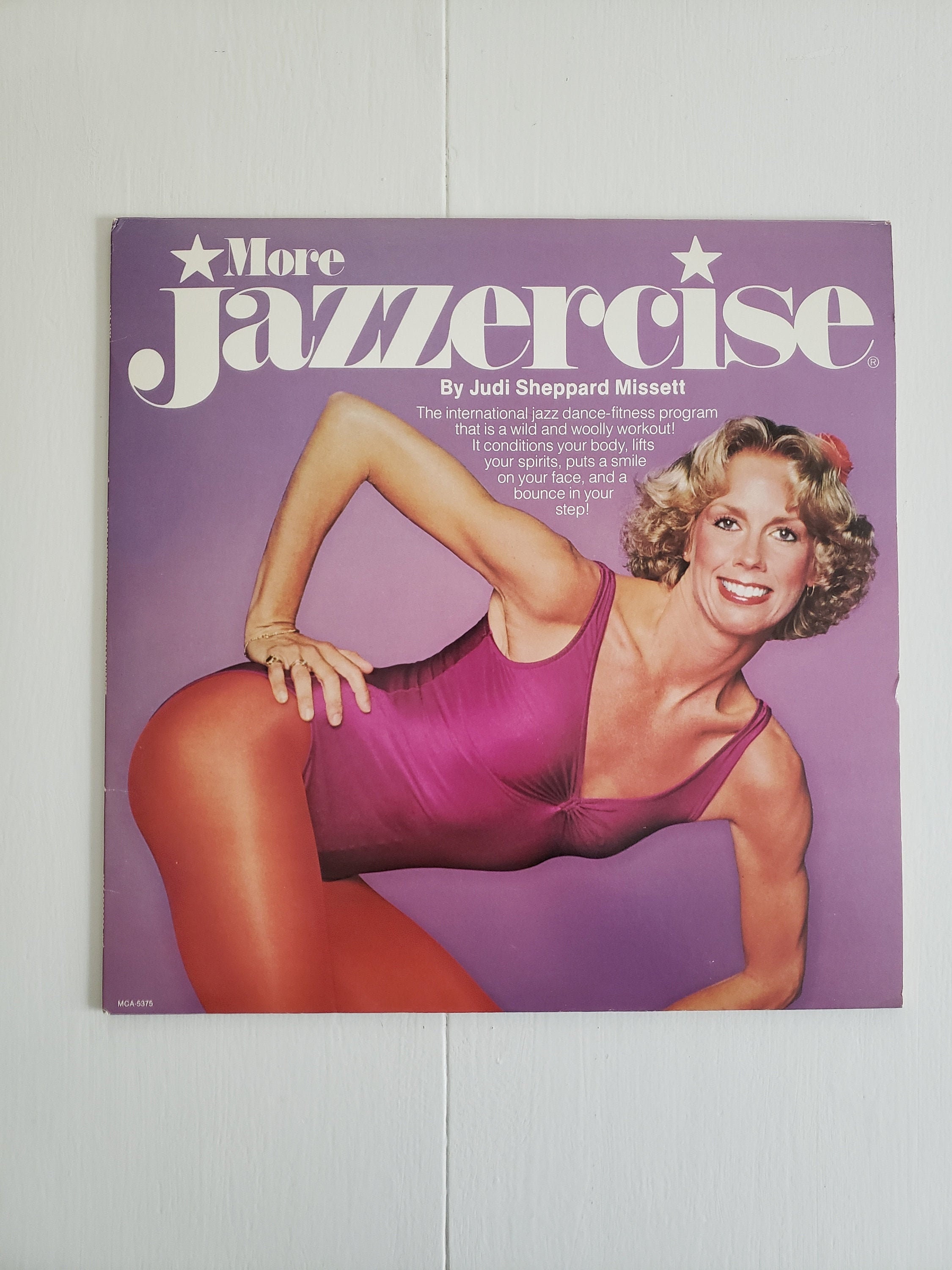More Jazzercise by Judi Sheppard Missett Vintage Workout Fitness Dance  Record -- Retro 1980's Cardio Work Out Vinyl -- 80's Beverly Goldberg