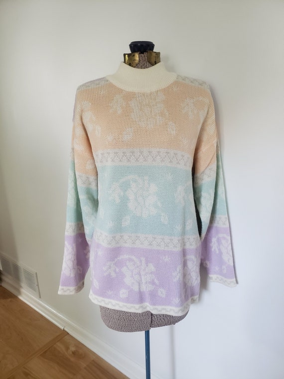 Vintage Lindsey Blake Pastel & Cream Floral Fair I