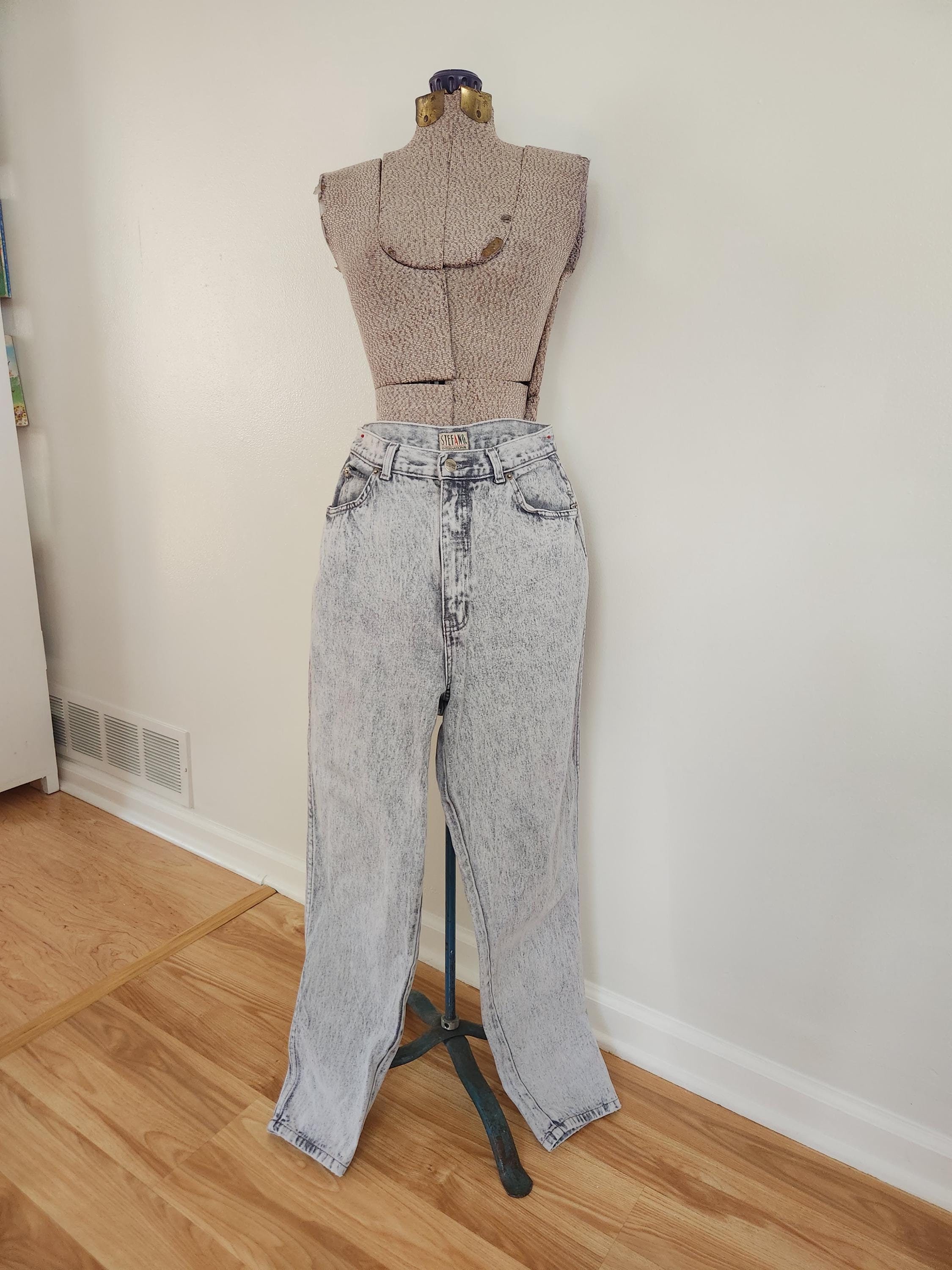 90s Stone Wash Jeans - Etsy