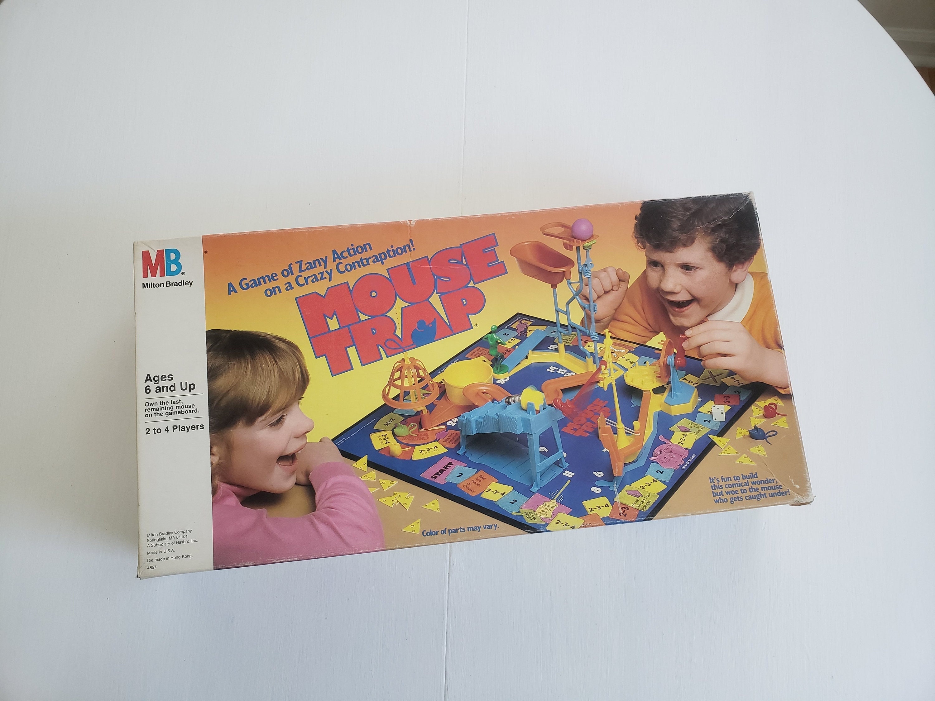 Vintage Mouse Trap Game by Milton Bradley Complete and Excellent Condition  1990s 90s Toys Board Game -  Hong Kong