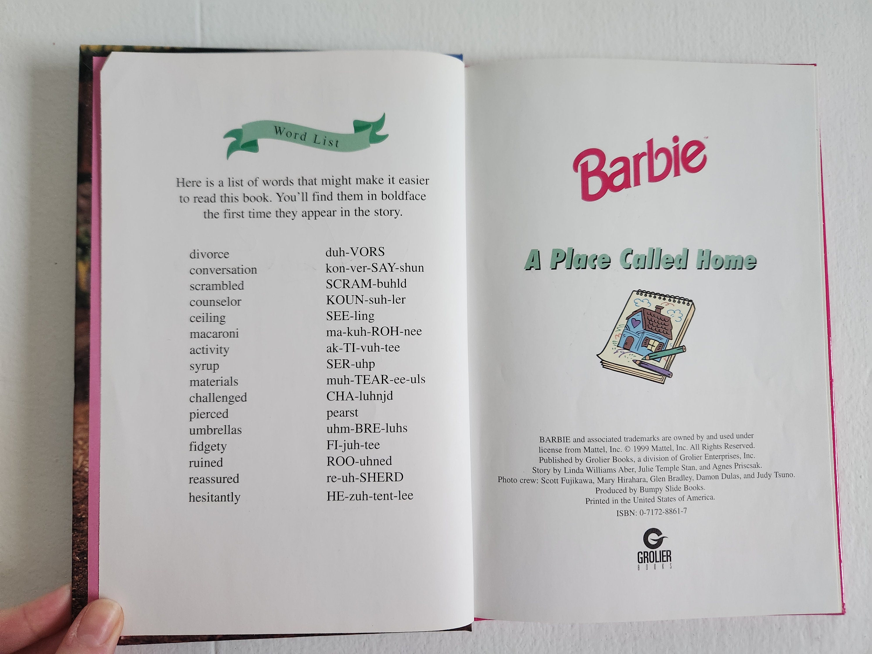 A Place Called Home Vintage 1990s Barbie Story Book Retro 90s Girls Cute Children s Bedtime Story Summer Camp Mattel Toy Collector Etsy Canada