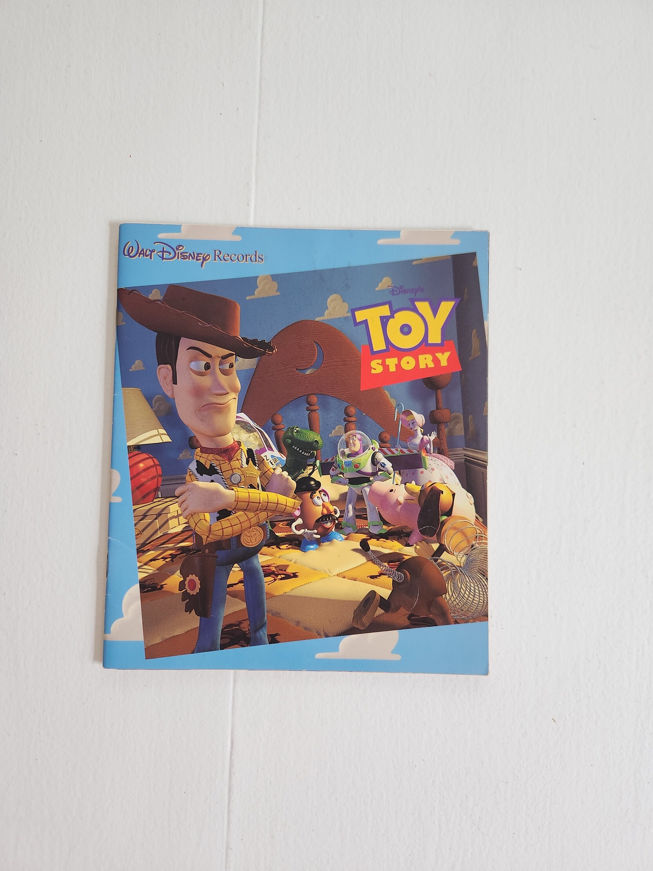 Toy Story Vintage Walt Disney Records Storybook - No Tape