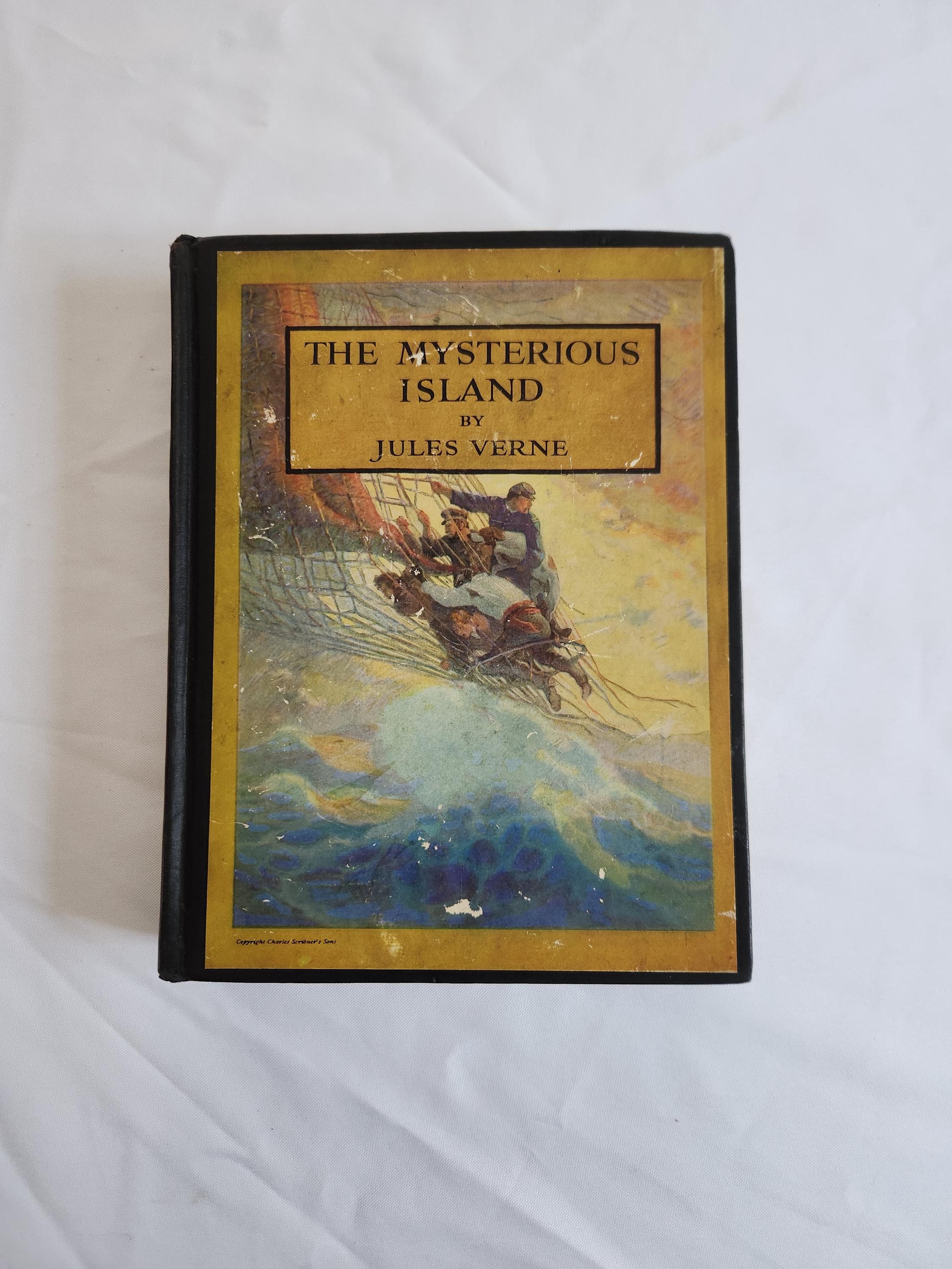 The Mysterious Island by Jules Verne - Illustrated by N. C. Wyeth