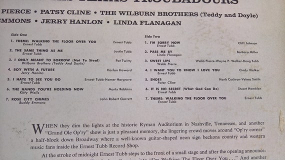 Midnight Jamboree Vintage Ernest Tubb And His Texas Etsy