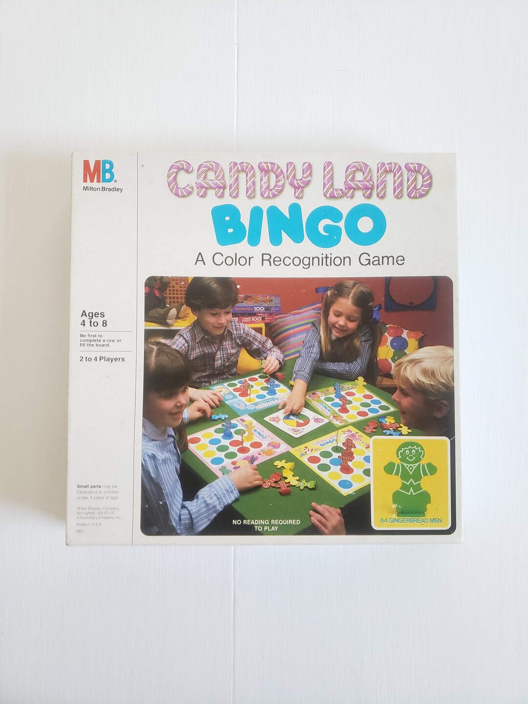 Vintage Candy Land Bingo Game Retro 1980's Milton Etsy