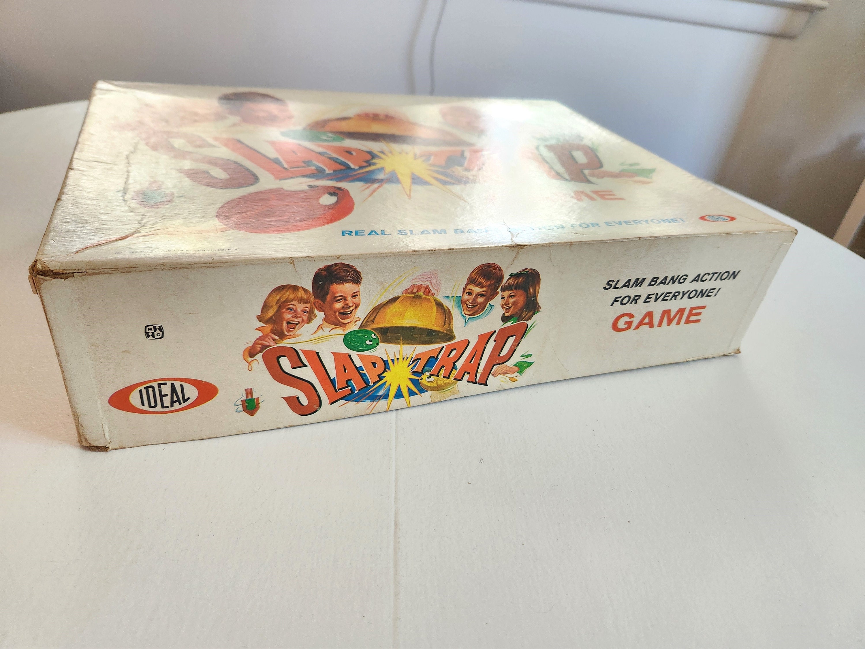 Vintage Slap Trap Game --- Retro 1960s Ideal Toy Corp. Exciting