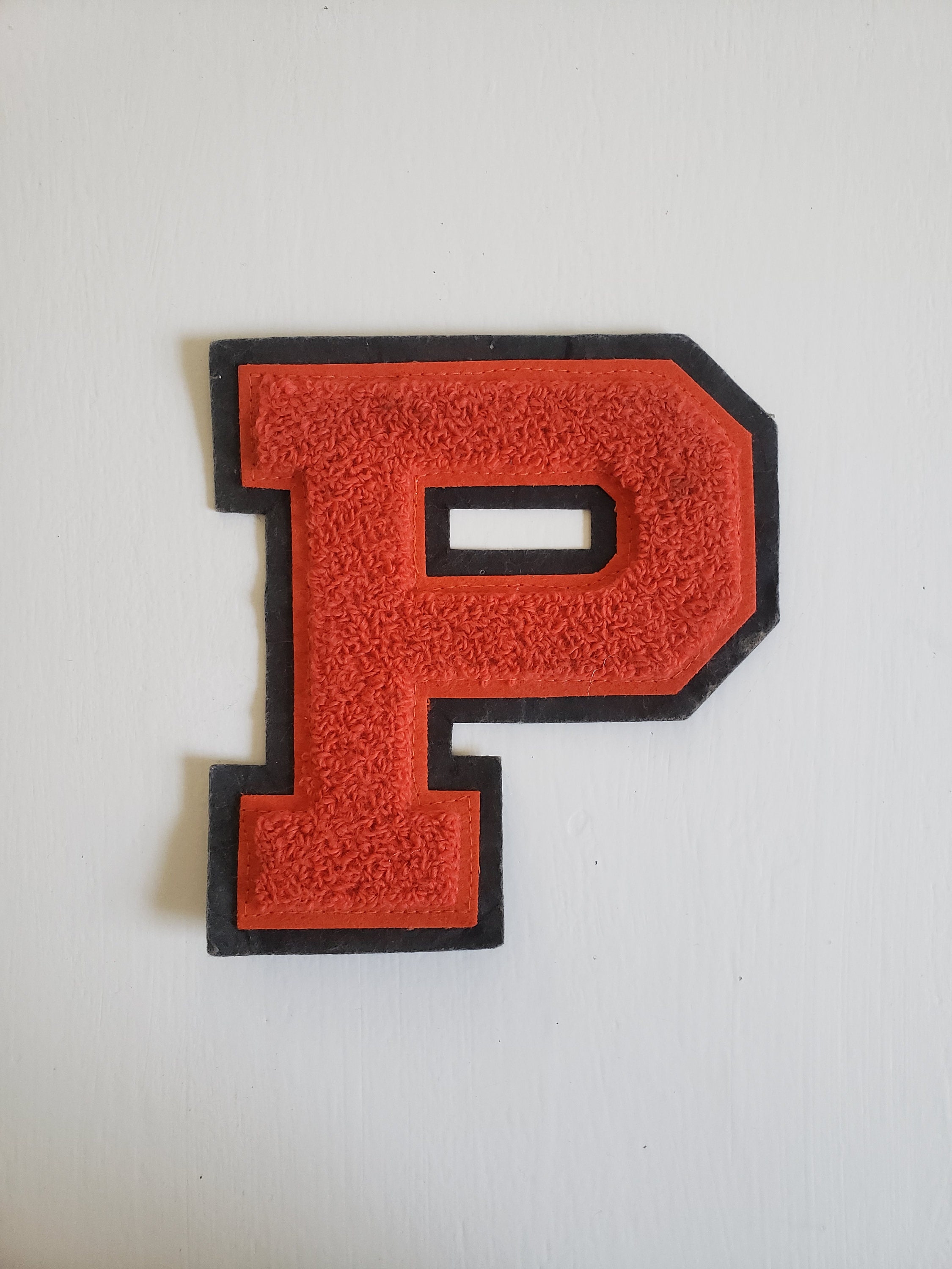 Vintage Letter P Sew On Letterman Jacket Patch Retro Etsy