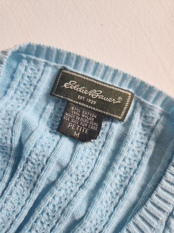Cardigan Femme Eddie Bauer Beige à Motifs Câblés - Boutonnage - Taille XS