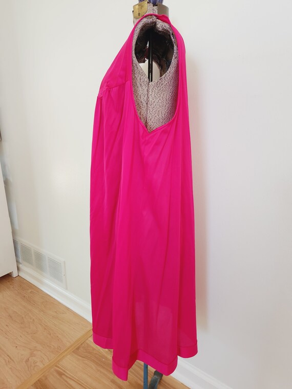 Vintage Vanity Fair Pink Tank Top Night Dress ---… - image 4