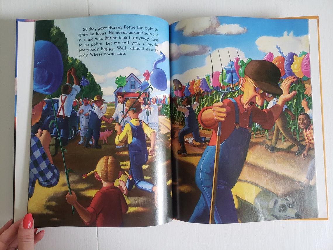 Harvey Potters Balloon Farm par Jerdine Molen Illustré par Etsy