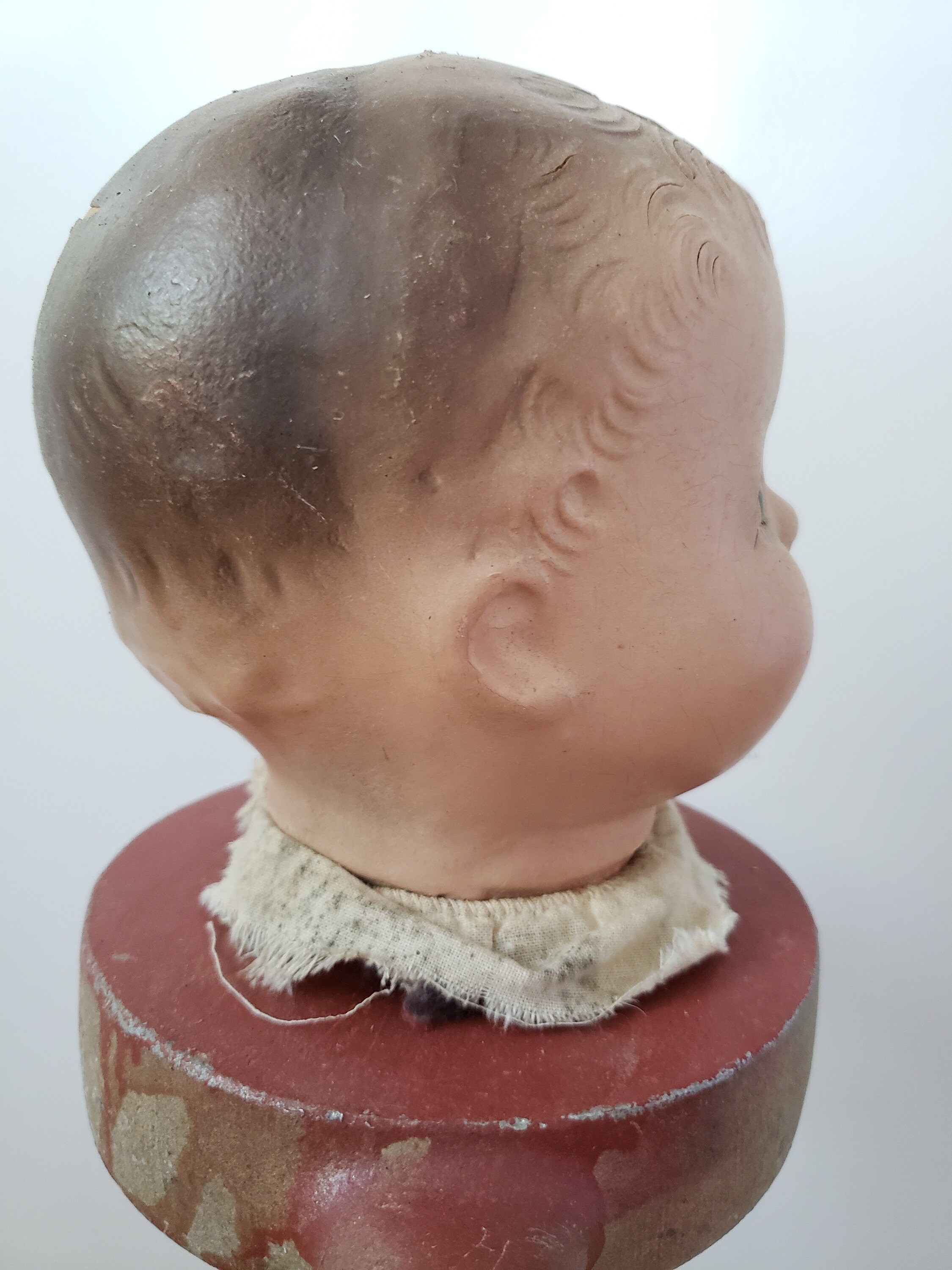 Vintage Baby Doll Head Found Folk Art Sculpture Antique Etsy