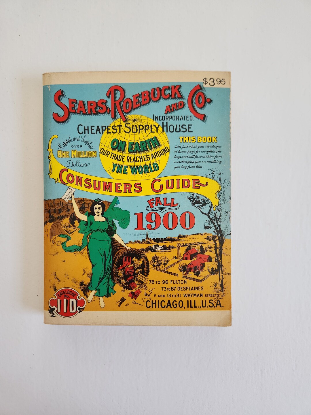 Vintage Fall 1900 Sears Roebuck and Co Catalog Reprint Retro American