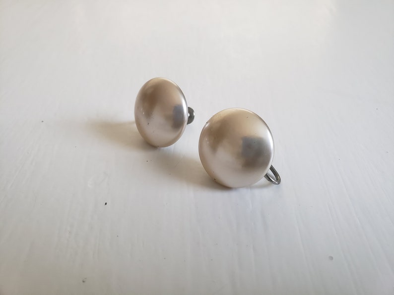 Screw earrings back vintage of value Antique Screw