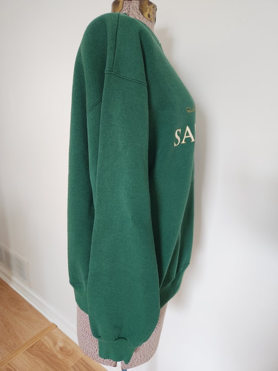 Vintage San Antonio Pine Green Sweatshirt - Remeb… - image 8