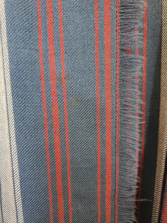 Vintage Aljean Canada Pure Virgin Wool Striped Pl… - image 9