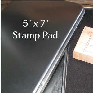 Oversized Stamp Pad,  Felt Ink Pad - 5x7