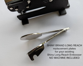 Shiny Long Reach Embosser Xtra Plates Only, Napkin Embosser Xtra Plates, Shiny EH Embosser Replacement Plates, Required Machine NOT included