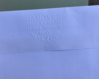 Address Seal, Custom Address Embosser, Personalized Embosser, Wedding Embosser, Address Seal, Address Embosser, LaSalle
