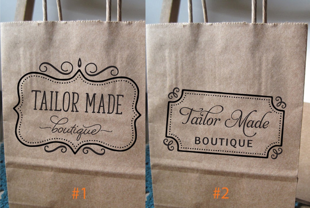 Boutique Stamp, Custom Boutique Stamp, Boutique Bag Stamp Etsy