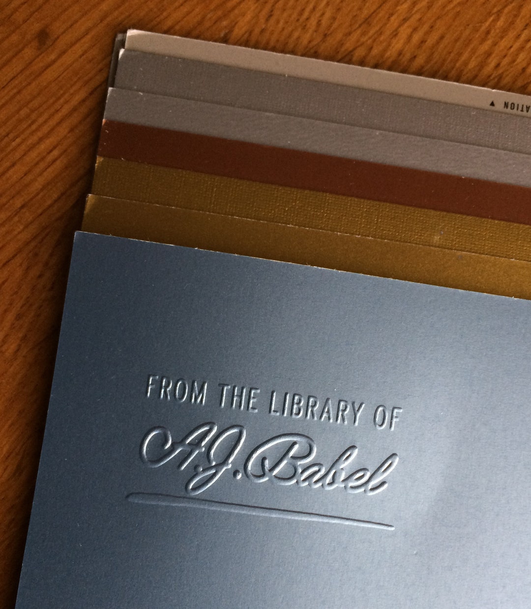 Personalized Library Embosser, Custom Exlibris Embosser, Personalized