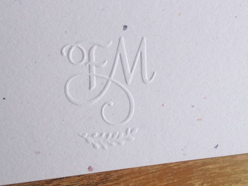 Personalized Embosser Monogram Embosser Library Embosser Etsy