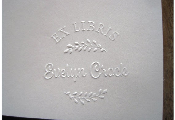 Ex Libris Embosser Custom Library Embosser Personalized Etsy Ex Libris Embosser Custom Library Embosser Personalized Etsy