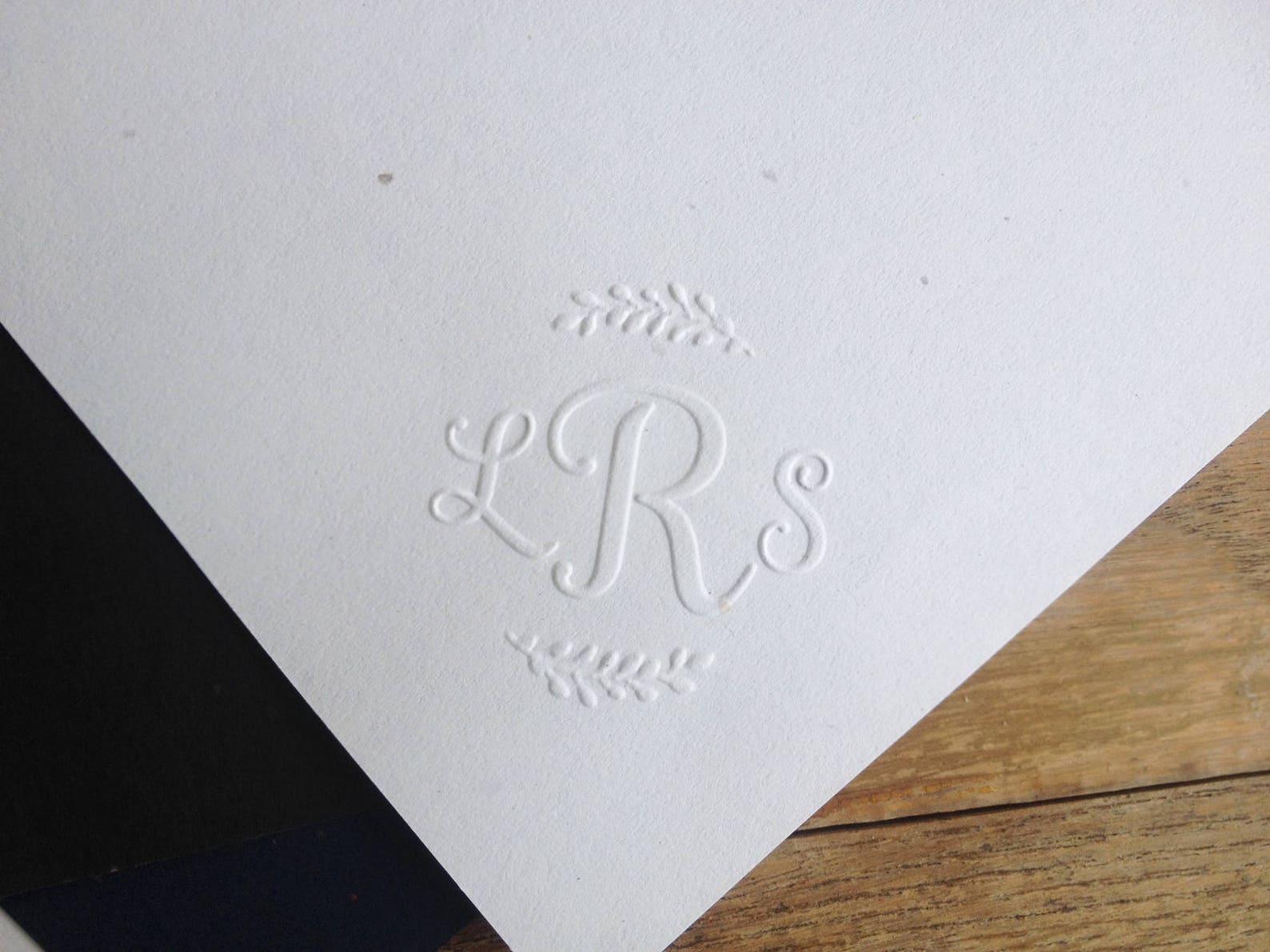 Personalized Monogram Embosser Custom Monogram Embosser Etsy