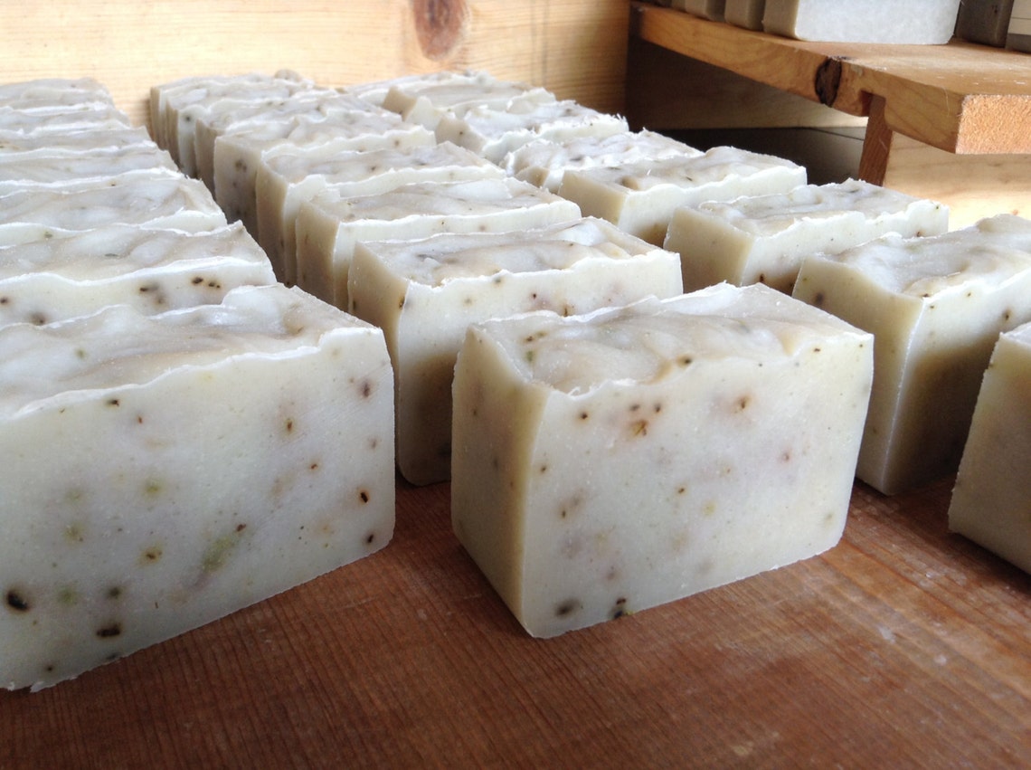 Rosemary Mint All Natural Soap Handmade Soap Bars Etsy