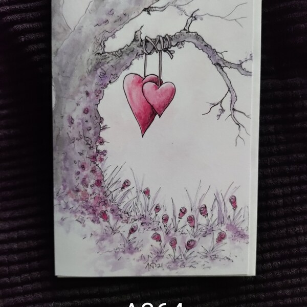 A364. Vertical Greeting Card!