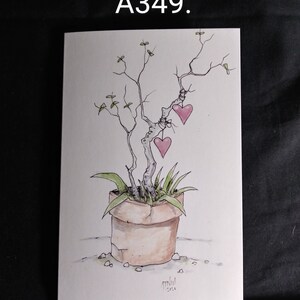 A349. Carte de vœux verticale 5 « x7 » !!