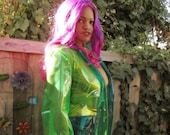 Neon clear raincoat best sale