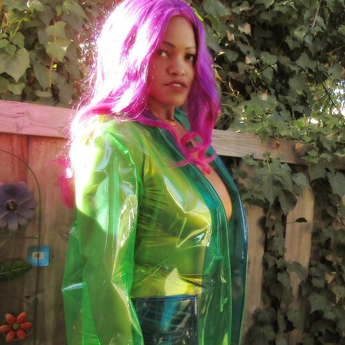 TRANSPARENT RAINCOAT VINYL Raincoat 